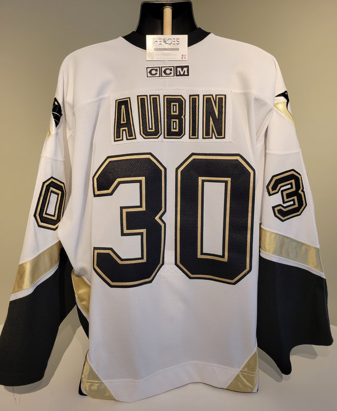 2003-04 Marc-Andre Fleury Pittsburgh Penguins Game Worn Jersey